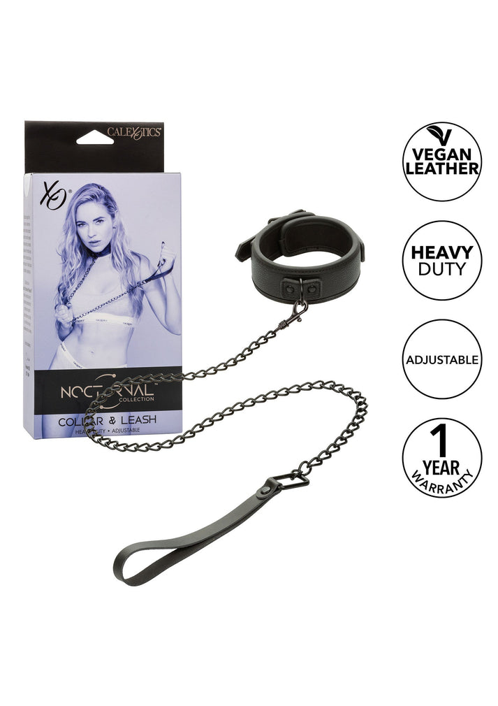 Bestel: Nocturnal Collar & Leash by CalExotics Nocturnal - bij Happytoys.nl, happytoys.be, Happytoys.ae: erotische sex webshop | liever Happy dan Easy ⭐⭐⭐⭐⭐