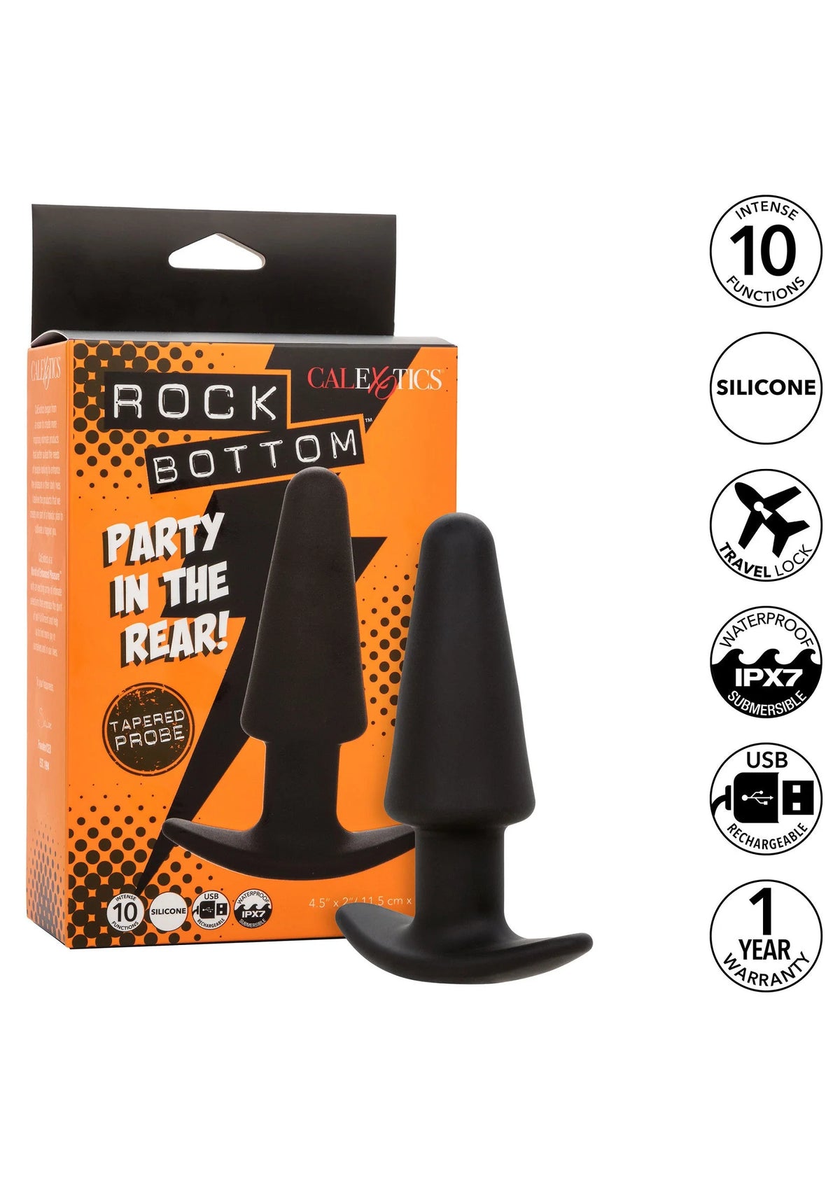 Bestel: Rock Bottom Tapered Probe - bij Happytoys: de erotische sex webshop | liever Happy dan Easy ⭐⭐⭐⭐⭐