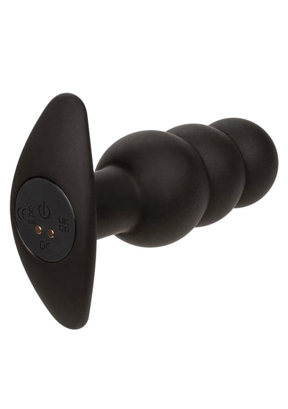 Zwarte siliconen beaded probe met brede vlakke voet en laadpoort