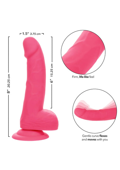 Neon Silicone Studs 6 inch by CalExotics