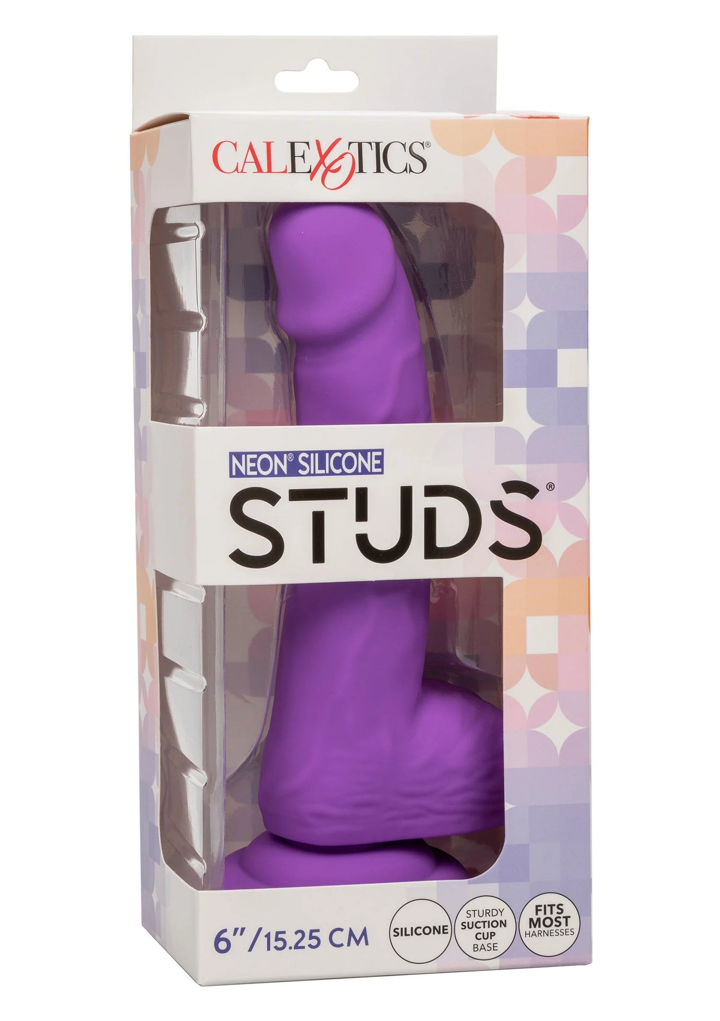 Neon Silicone Studs 6 inch by CalExotics