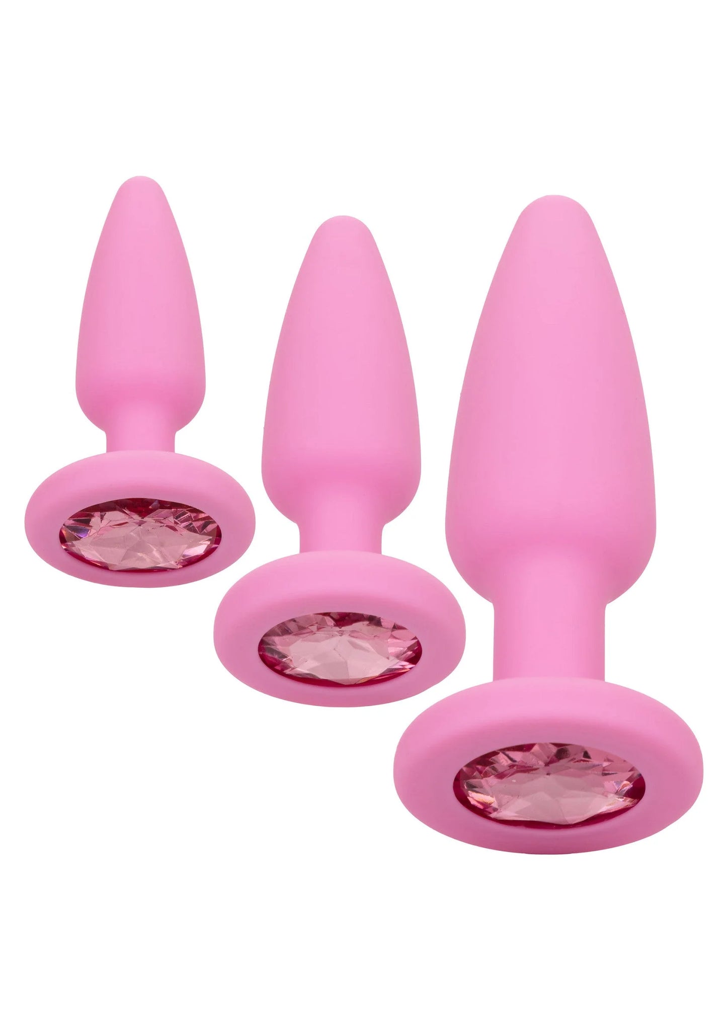 Crystal Booty Kit buttplugs by CalExotics First Time