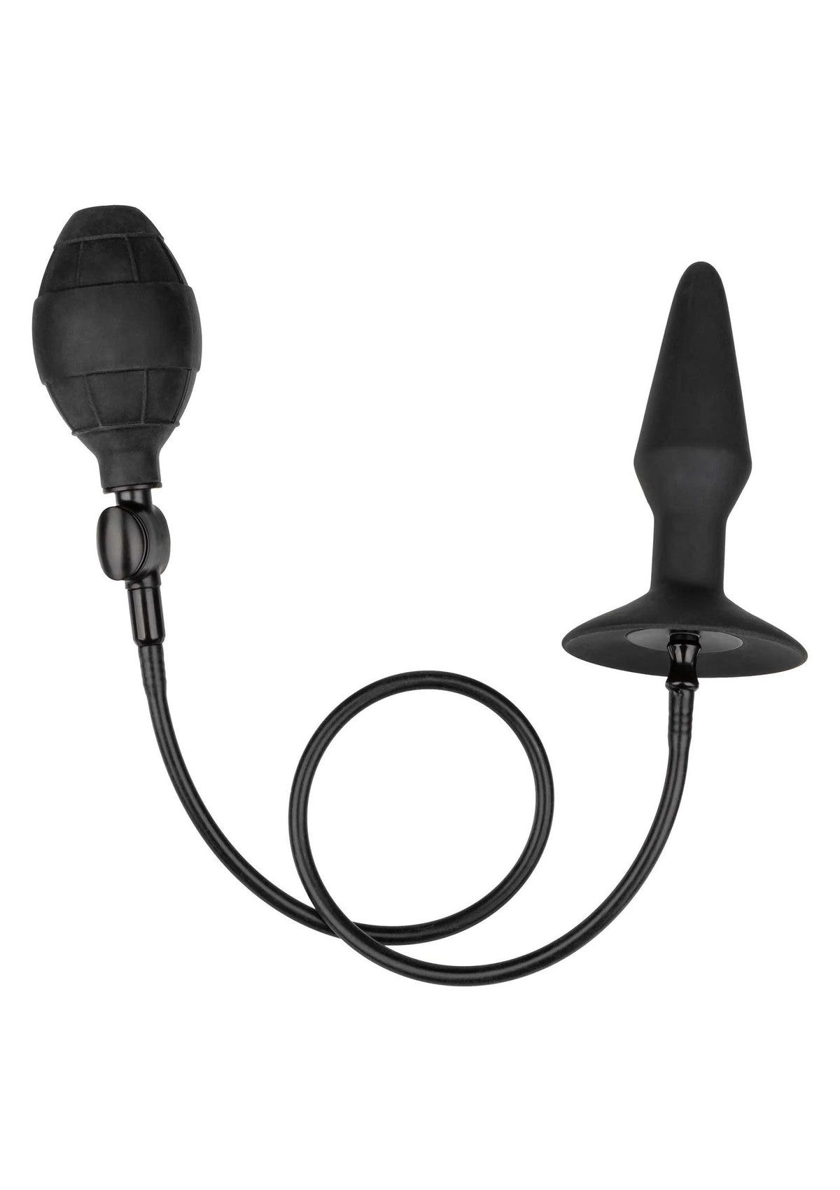 Bestel: Medium Silicone Inflatable Plug by CalExotics - bij Happytoys: de erotische sex webshop | liever Happy dan Easy ⭐⭐⭐⭐⭐ - Default Title - 12031 - BLACK