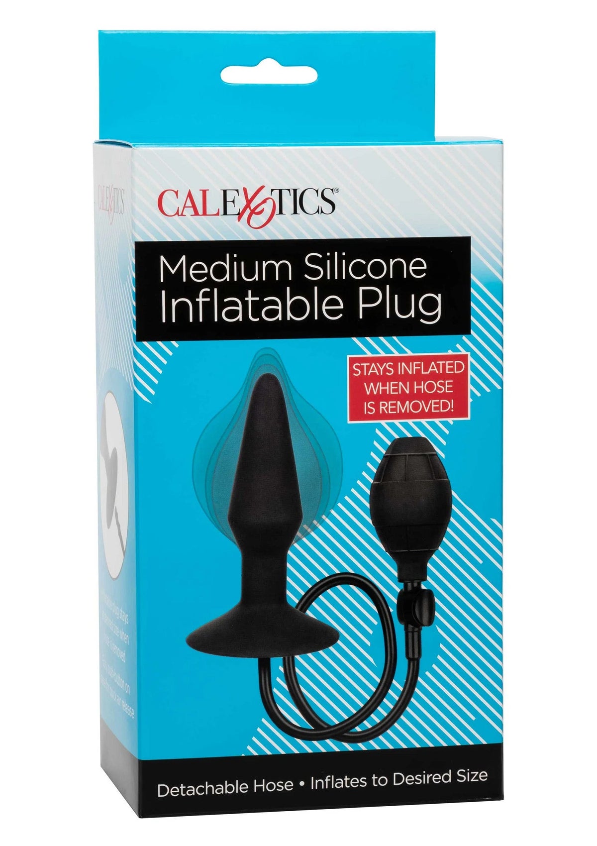 Bestel: Medium Silicone Inflatable Plug by CalExotics - bij Happytoys: de erotische sex webshop | liever Happy dan Easy ⭐⭐⭐⭐⭐