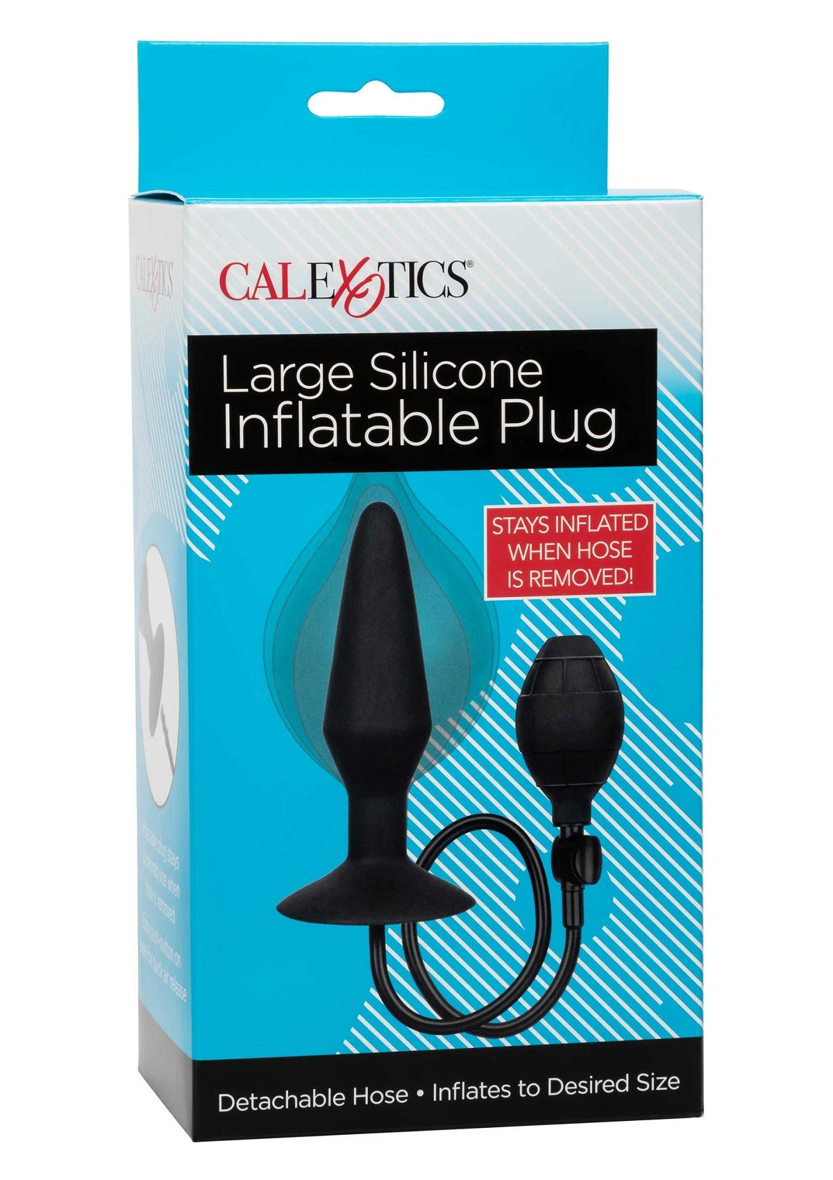 Bestel: Large Silicone Inflatable butPlug by CalExotics - bij Happytoys: de erotische sex webshop | liever Happy dan Easy ⭐⭐⭐⭐⭐