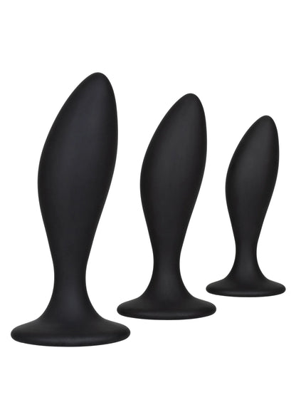 Beste vandaag nog: Silicone Anal Curve Kit by CalExotics - bij Happytoys - Default Title - 12035 - BLACK