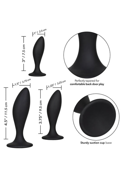 Beste vandaag nog: Silicone Anal Curve Kit by CalExotics - bij Happytoys