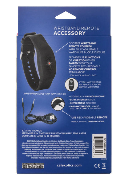 Beste vandaag nog: Wristband Remote Accessory by CalExotics - bij Happytoys