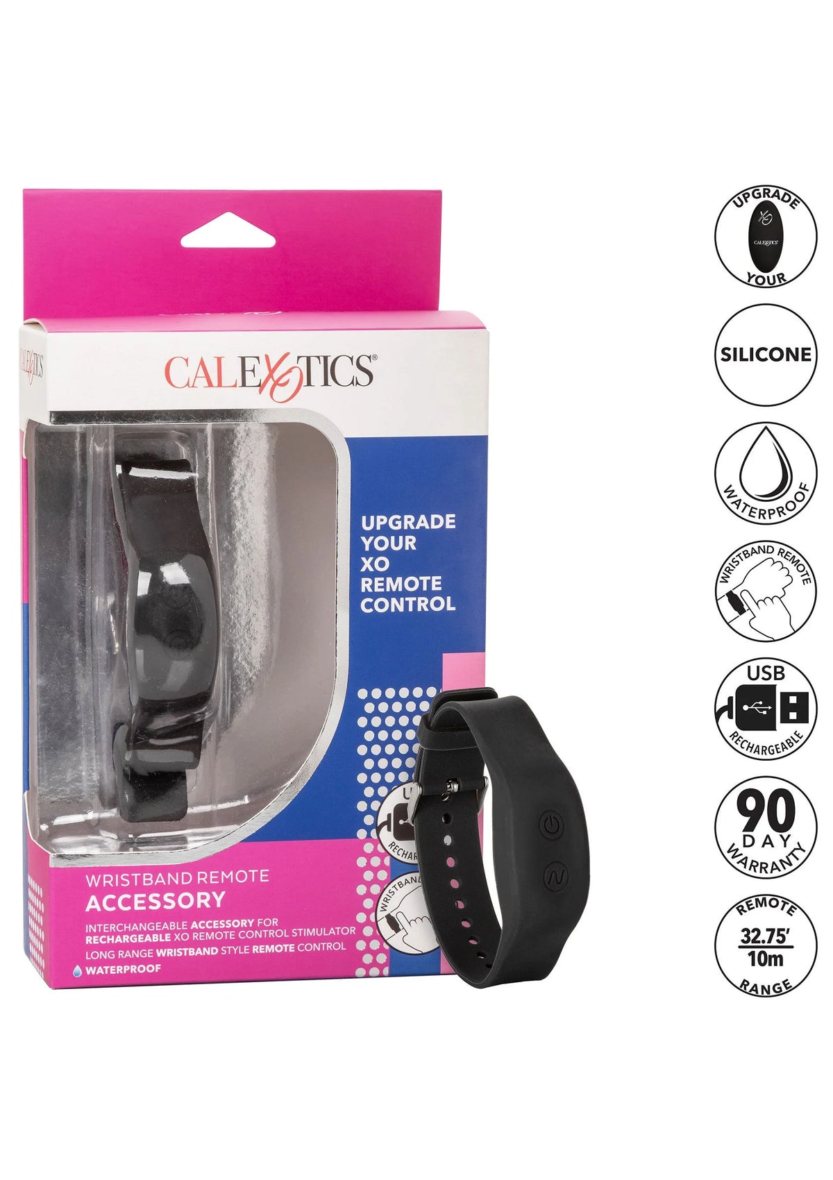 Beste vandaag nog: Wristband Remote Accessory by CalExotics - bij Happytoys