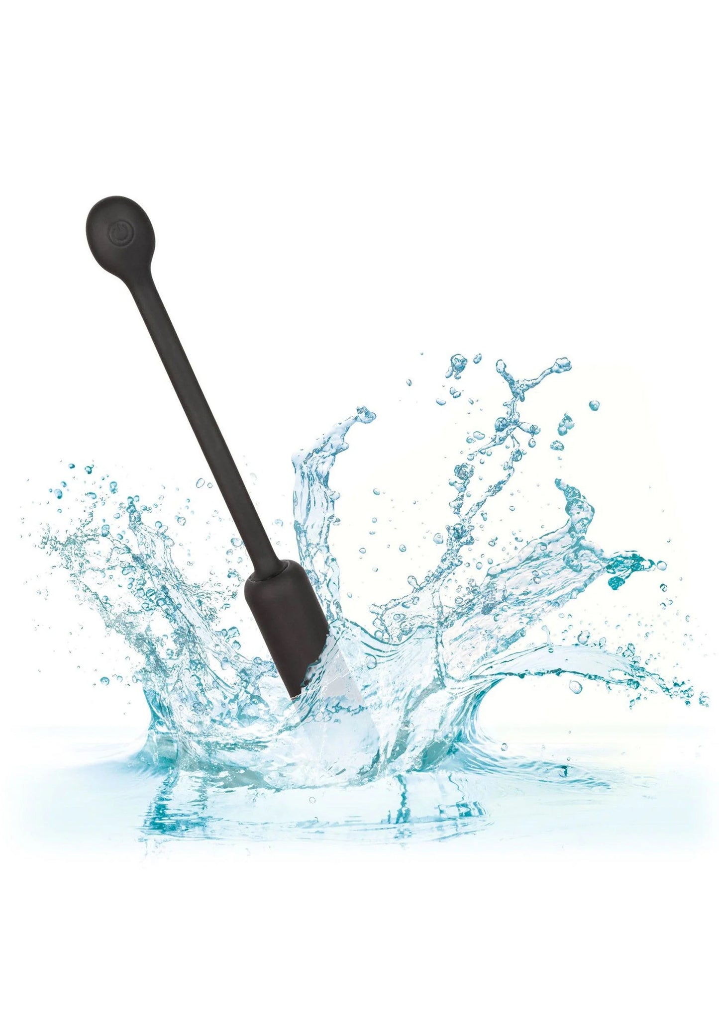 Zwarte waterdichte petite bullet-afstandsbediening met spetterend watereffect