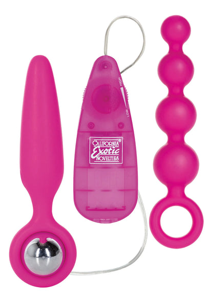 Bestel: Booty Call Booty Vibro Kit - bij Happytoys: de erotische sex webshop | liever Happy dan Easy ⭐⭐⭐⭐⭐ - Default Title - 12159 - PINK