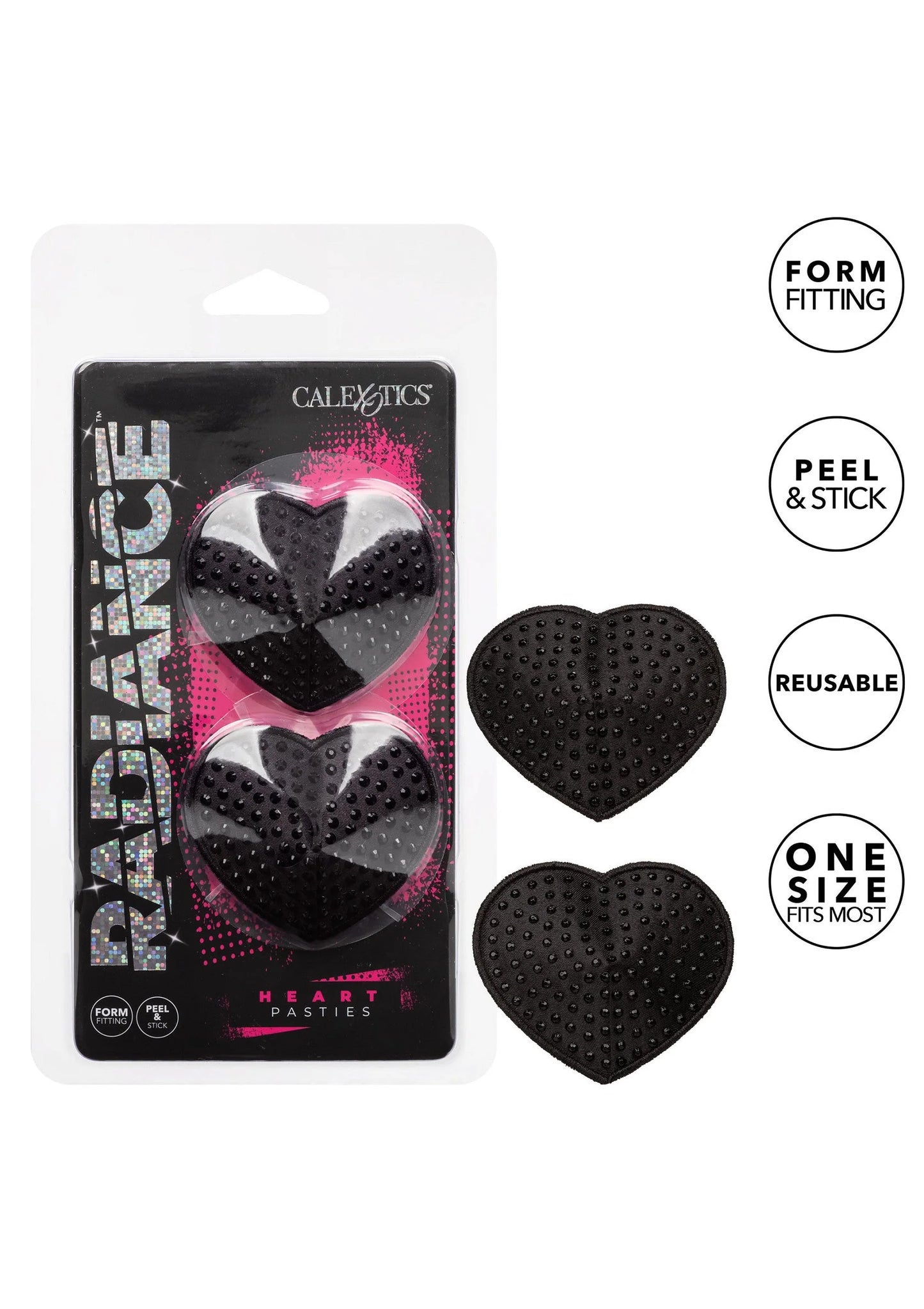 Beste vandaag nog: Radiance Heart Pasties by CalExotics - bij Happytoys