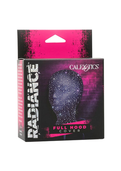 CalExotics Radiance full hood cover in zwarte glitterlook, in doos verpakt