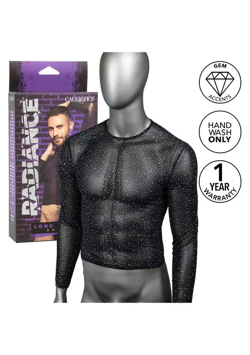 Radiance Long Sleeve Shirt by CalExotics - Happytoys Sexshop: Toys for Feeling Happy & Easy 😊 - Discreet geleverd