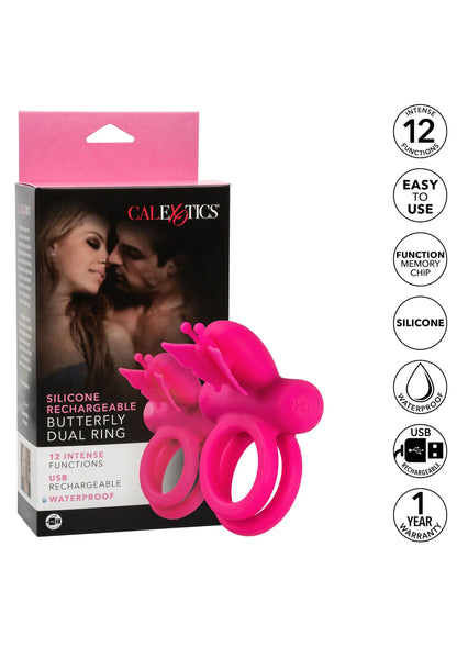 Bestel: Butterfly Dual Ring - bij Happytoys: de erotische sex webshop | liever Happy dan Easy ⭐⭐⭐⭐⭐