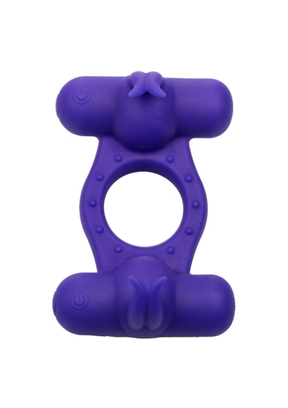 Silicone Rechargeable Triple Orgasm Enhancer by CalExotics