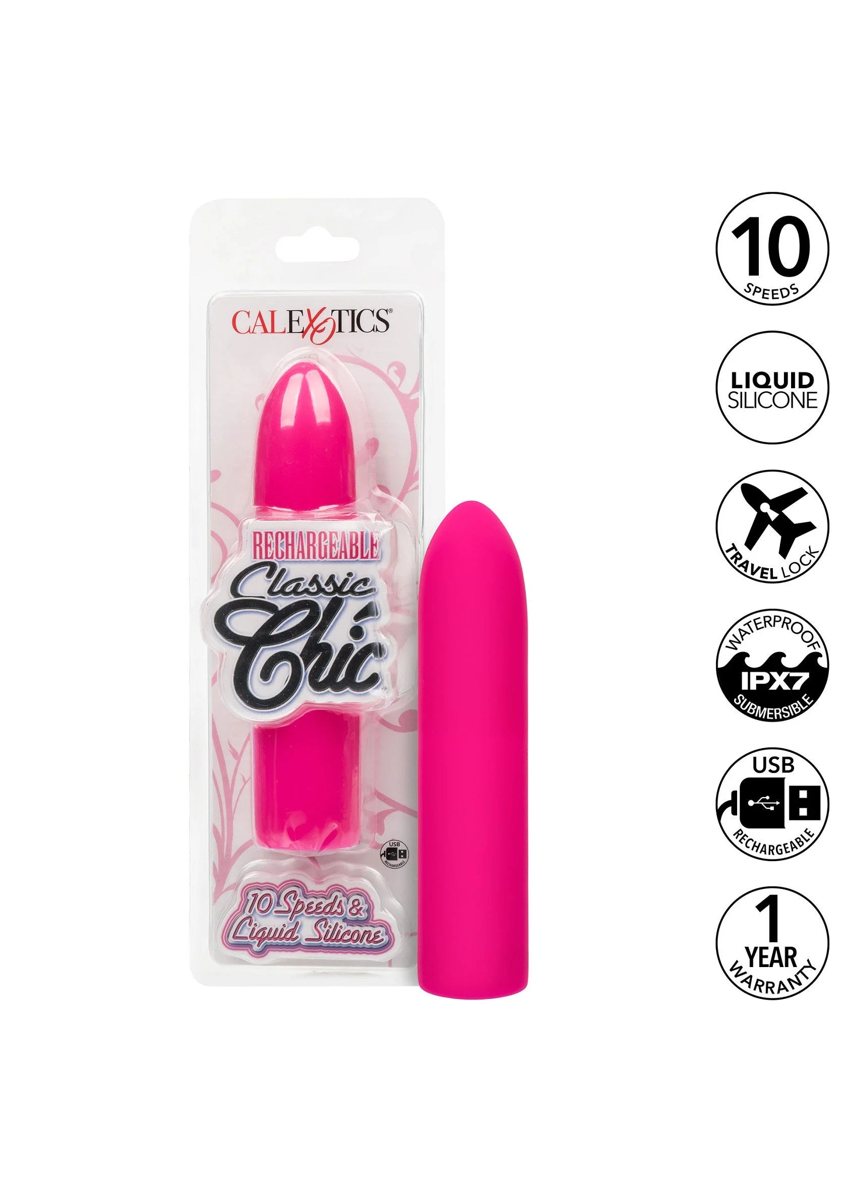 Bestel: Rechargeable Chic Mini by CalExotics - bij Happytoys: de erotische sex webshop | liever Happy dan Easy ⭐⭐⭐⭐⭐
