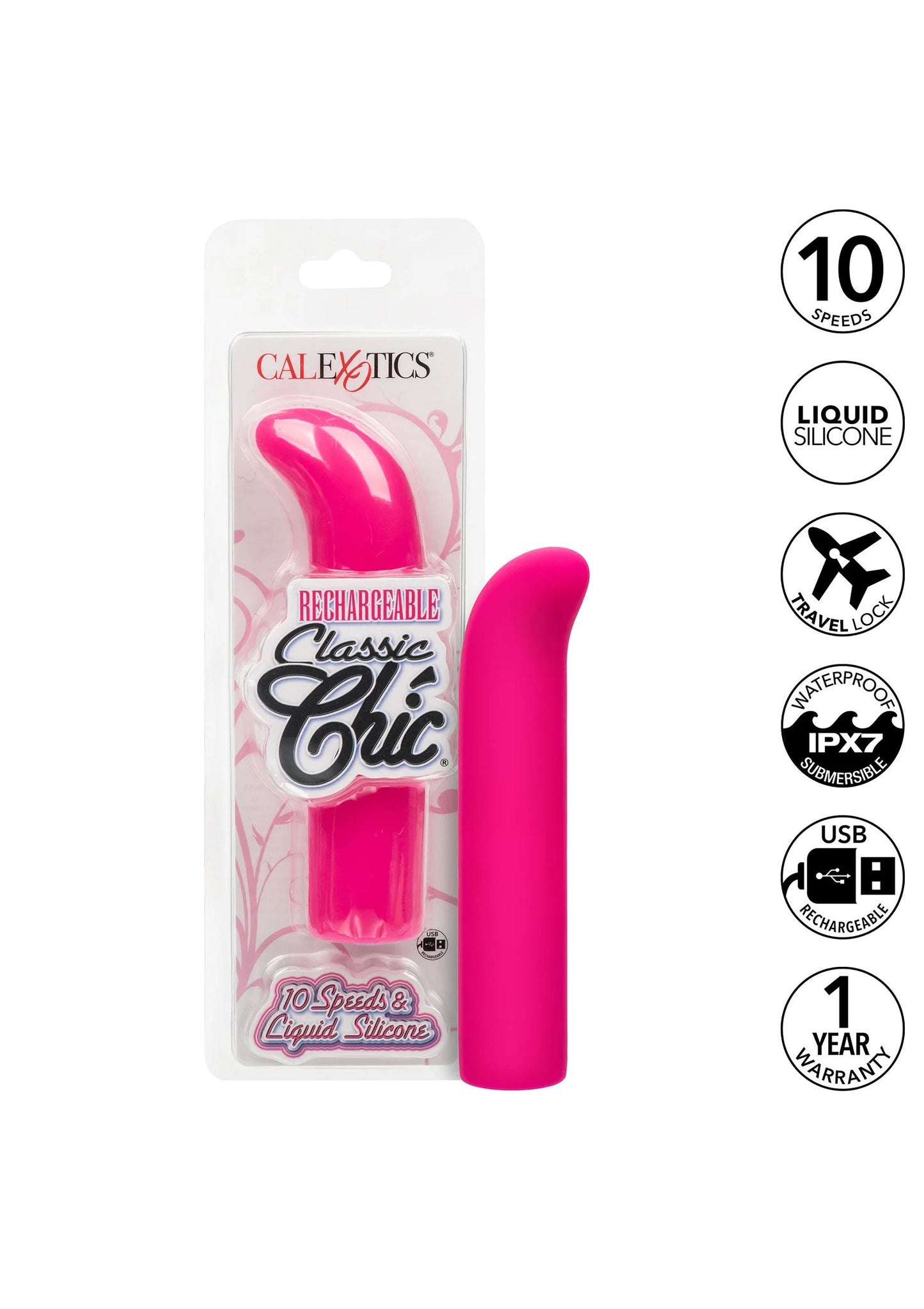 Bestel: Rechargeable Chic Mini G by CalExotics - bij Happytoys: de erotische sex webshop | liever Happy dan Easy ⭐⭐⭐⭐⭐