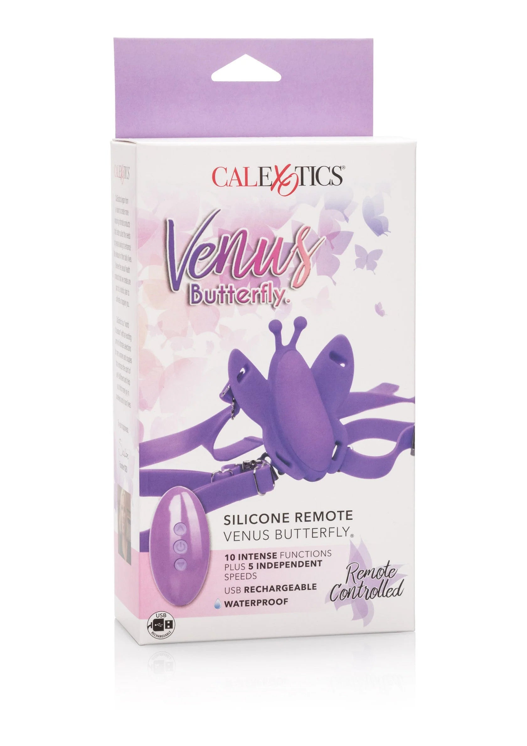 Verpakkingsdoos CALEXTICS Venus Butterfly remote met vlinder-vibrator