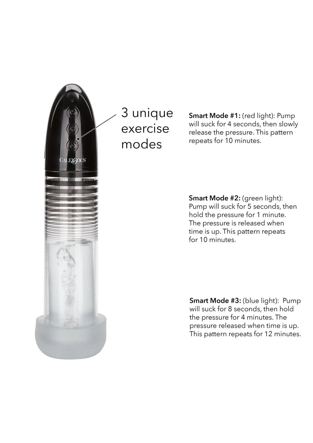 Beste vandaag nog: Optimum Series Automatic Smart Penis Pump by CalExotics - bij Happytoys