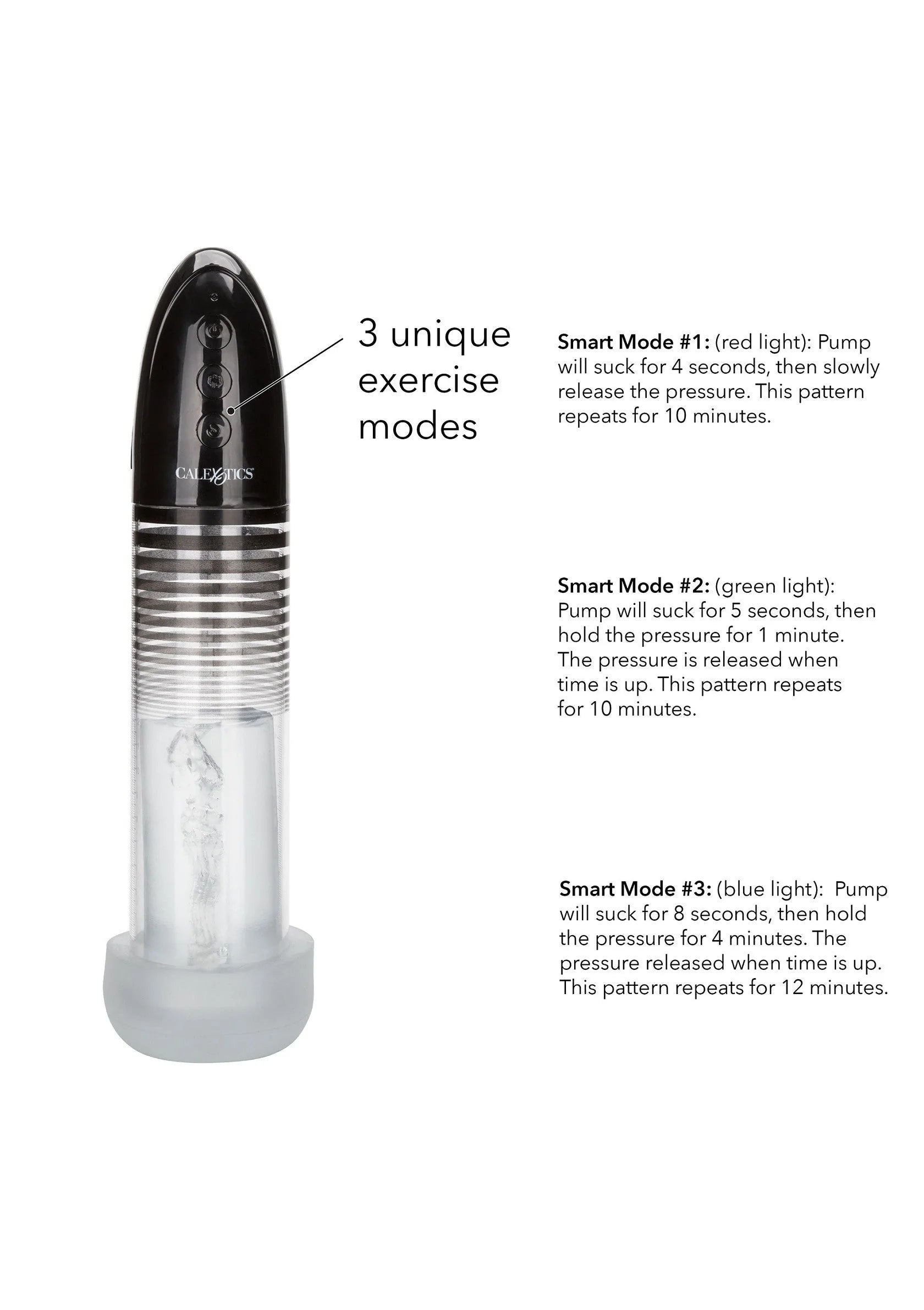Beste vandaag nog: Optimum Series Automatic Smart Penis Pump by CalExotics - bij Happytoys