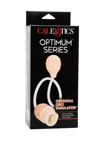 CALEXOTICS OPTIMUM SERIES Original Oro simulator verpakking, voorkant met productafbeelding