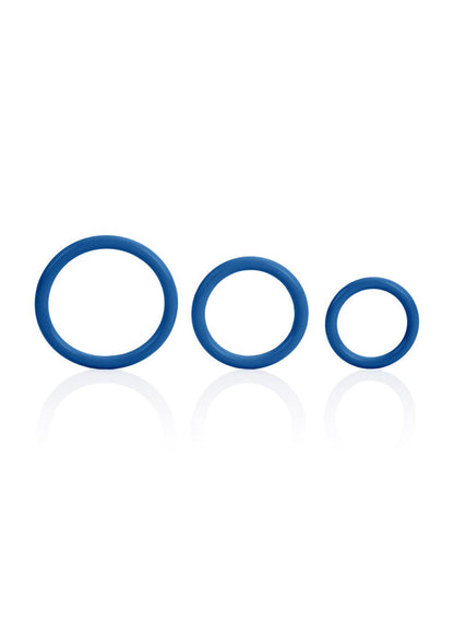Bestel: Tri - Rings by CalExotics Rings - bij Happytoys: de erotische sex webshop | liever Happy dan Easy ⭐⭐⭐⭐⭐ - Blauw - 12720 - BLUE