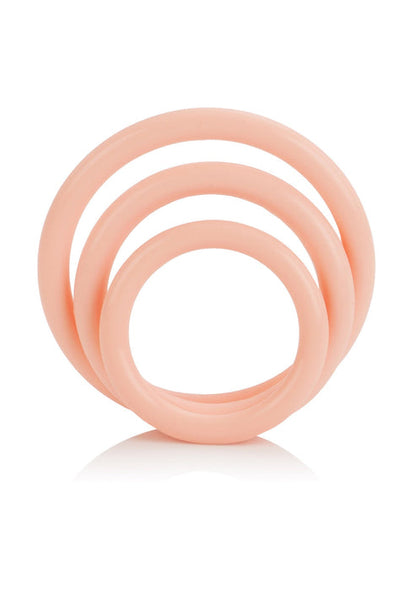 Bestel: Tri - Rings by CalExotics Rings - bij Happytoys: de erotische sex webshop | liever Happy dan Easy ⭐⭐⭐⭐⭐ - Skin - 12720 - SKIN