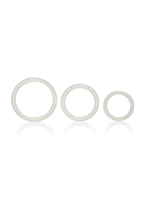 Bestel: Tri - Rings by CalExotics Rings - bij Happytoys: de erotische sex webshop | liever Happy dan Easy ⭐⭐⭐⭐⭐ - Wit - 12720 - WHITE