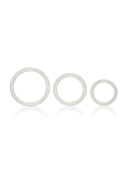 Bestel: Tri - Rings by CalExotics Rings - bij Happytoys: de erotische sex webshop | liever Happy dan Easy ⭐⭐⭐⭐⭐ - Wit - 12720 - WHITE