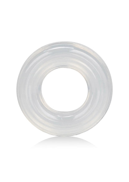 Transparante siliconen ring met ronde opening, grote maat