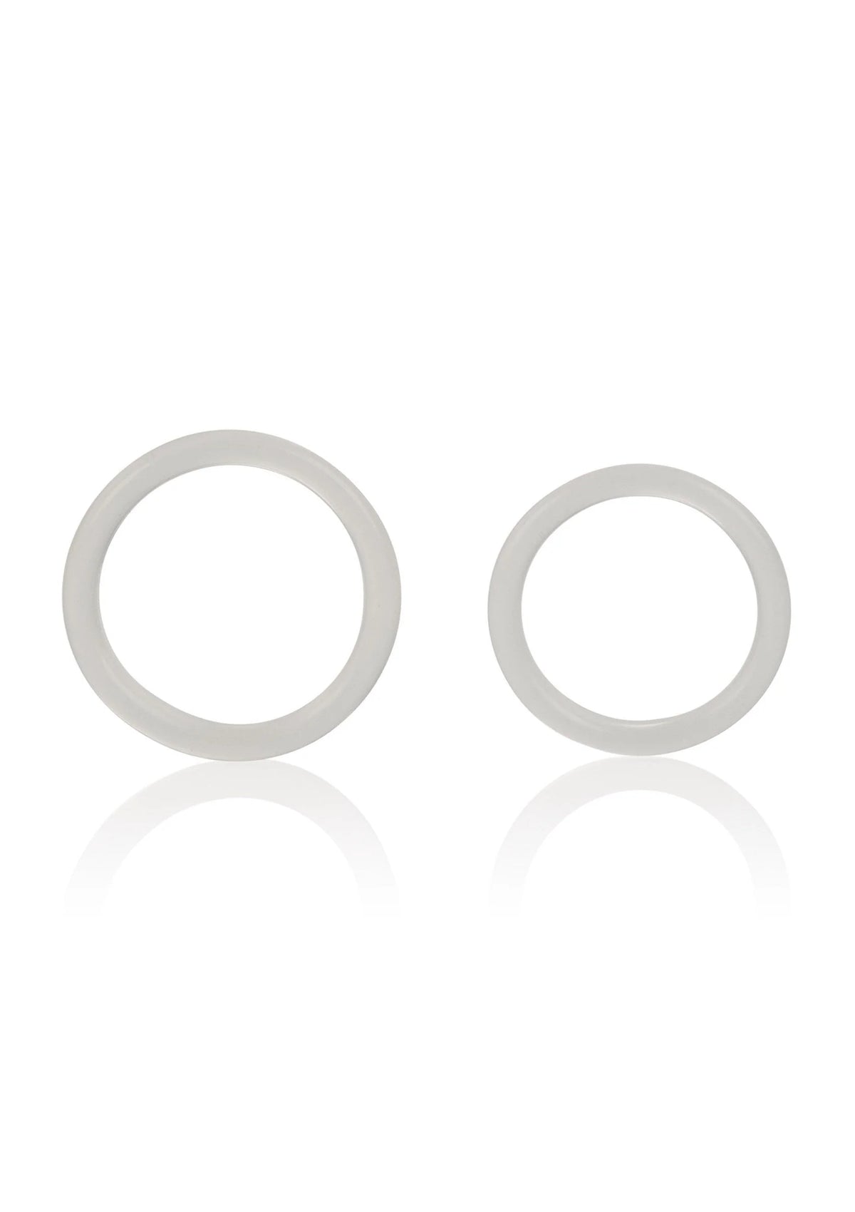 Bestel: Silicone Rings by CalExotics Rings - bij Happytoys.nl, happytoys.be, Happytoys.ae: erotische sex webshop | liever Happy dan Easy ⭐⭐⭐⭐⭐ - Default Title - 12741 - CLEAR