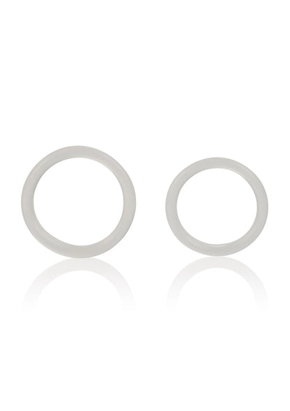 Bestel: Silicone Rings by CalExotics Rings - bij Happytoys.nl, happytoys.be, Happytoys.ae: erotische sex webshop | liever Happy dan Easy ⭐⭐⭐⭐⭐ - Default Title - 12741 - CLEAR