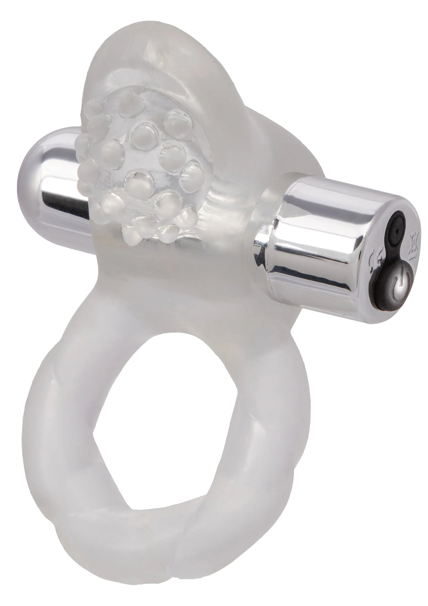 Beste vandaag nog: Nubby Lover's Delight vibratong cockring by CalExotics - bij Happytoys