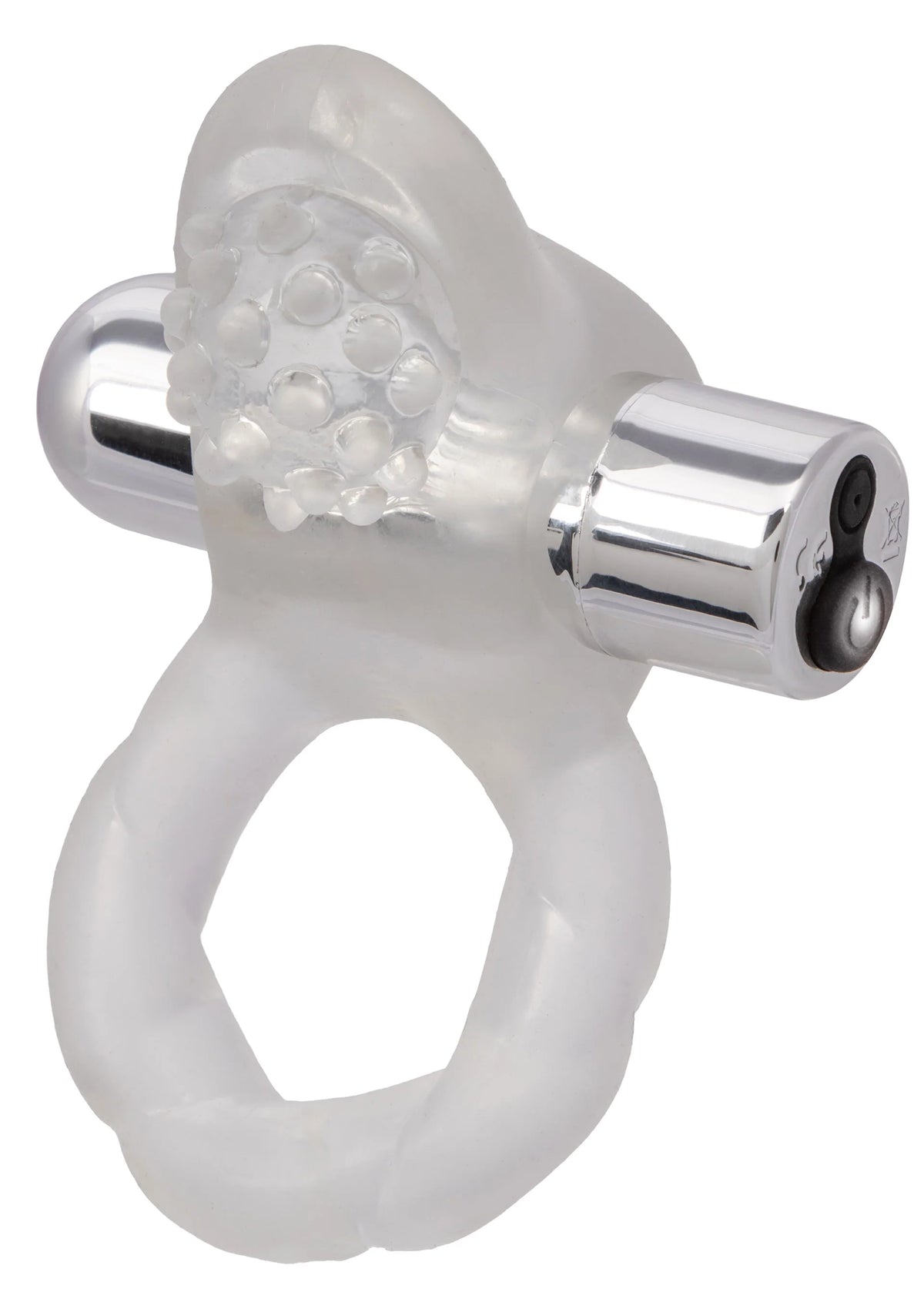Beste vandaag nog: Nubby Lover's Delight vibratong cockring by CalExotics - bij Happytoys