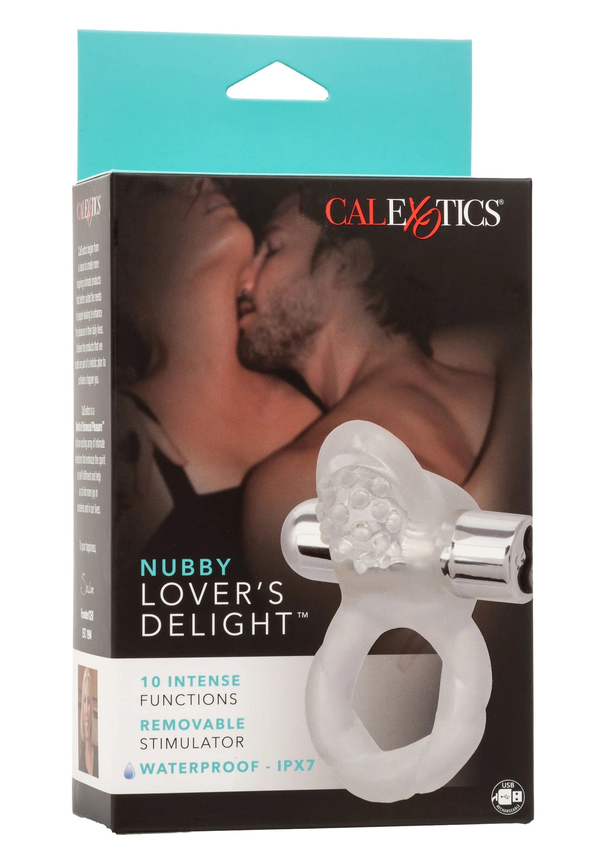 Beste vandaag nog: Nubby Lover's Delight vibratong cockring by CalExotics - bij Happytoys
