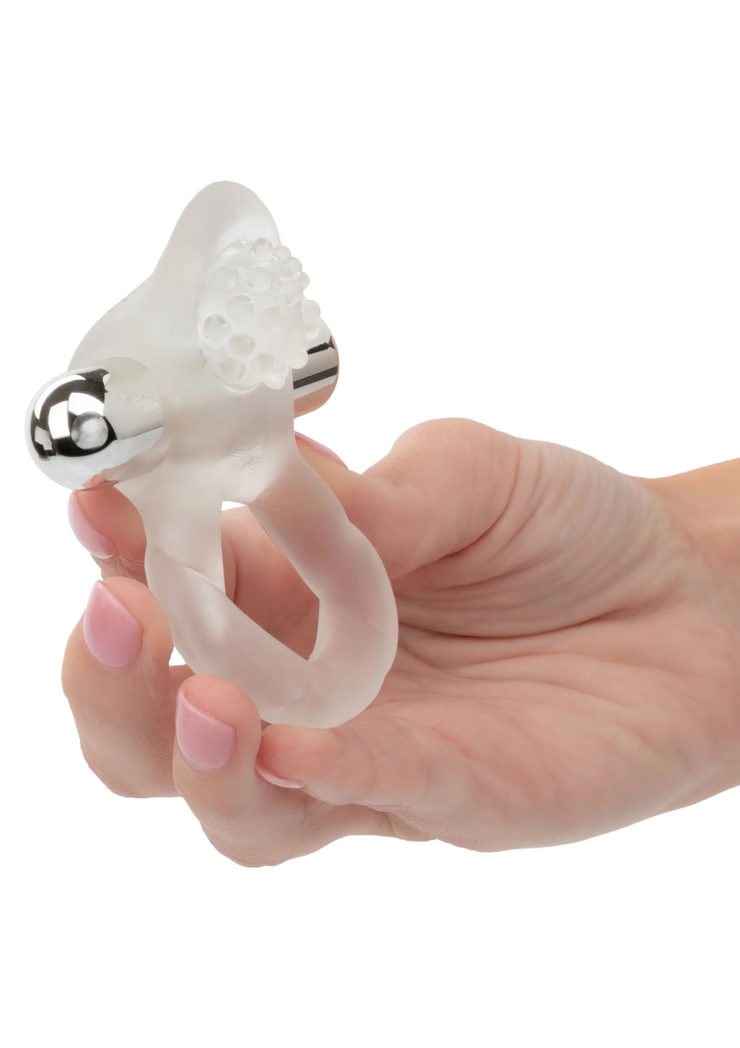 Beste vandaag nog: Nubby Lover's Delight vibratong cockring by CalExotics - bij Happytoys