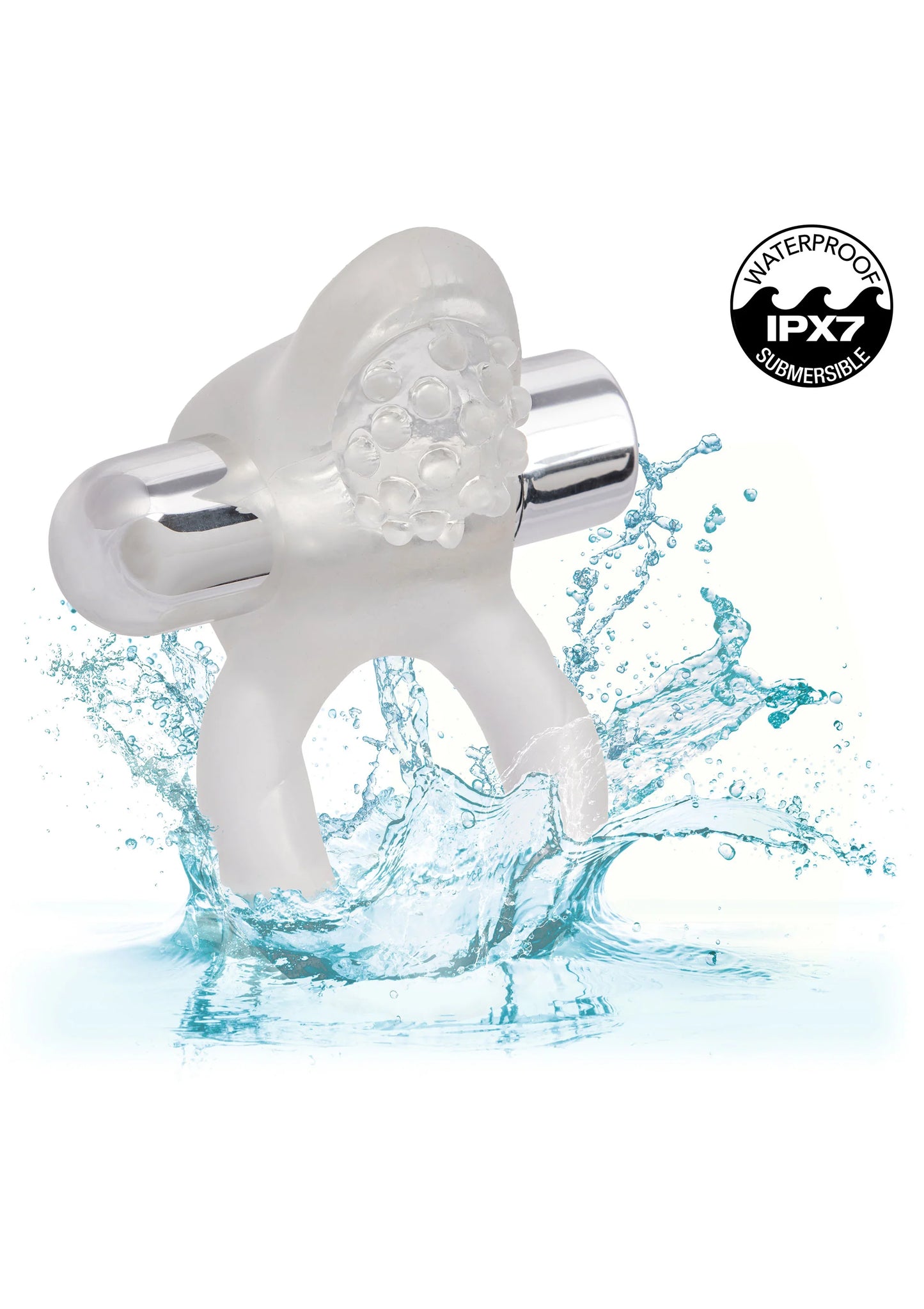 Beste vandaag nog: Nubby Lover's Delight vibratong cockring by CalExotics - bij Happytoys