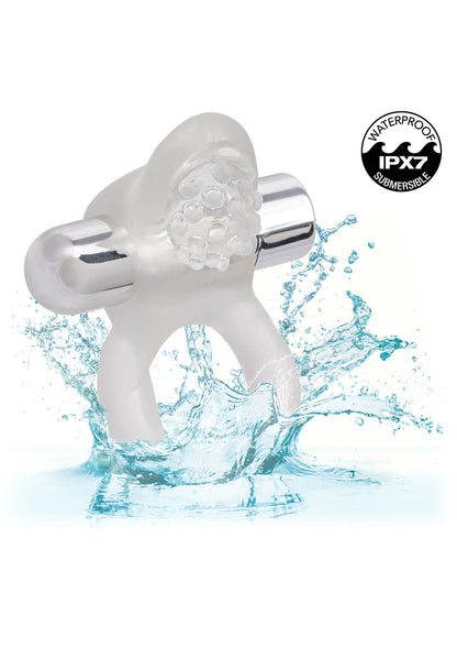 Beste vandaag nog: Nubby Lover's Delight vibratong cockring by CalExotics - bij Happytoys