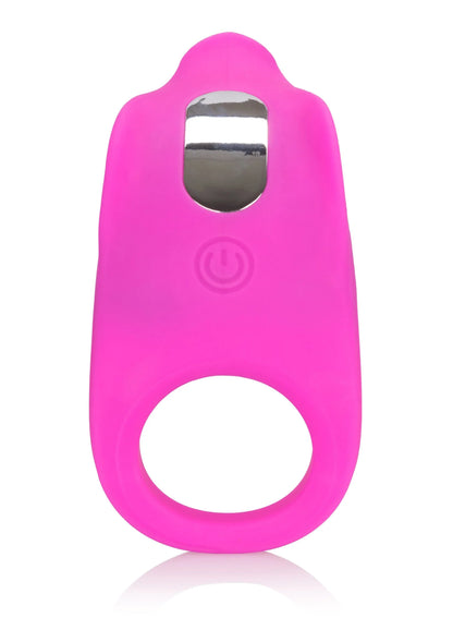 Beste vandaag nog: Silicone Rechargeable Teasing Enhancer vibrating cockring by CalExotics - bij Happytoys