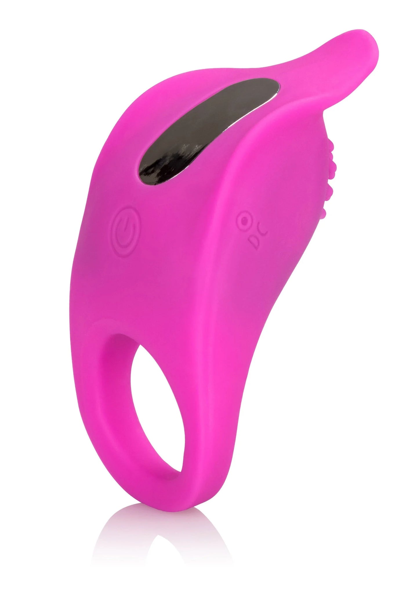 Beste vandaag nog: Silicone Rechargeable Teasing Enhancer vibrating cockring by CalExotics - bij Happytoys
