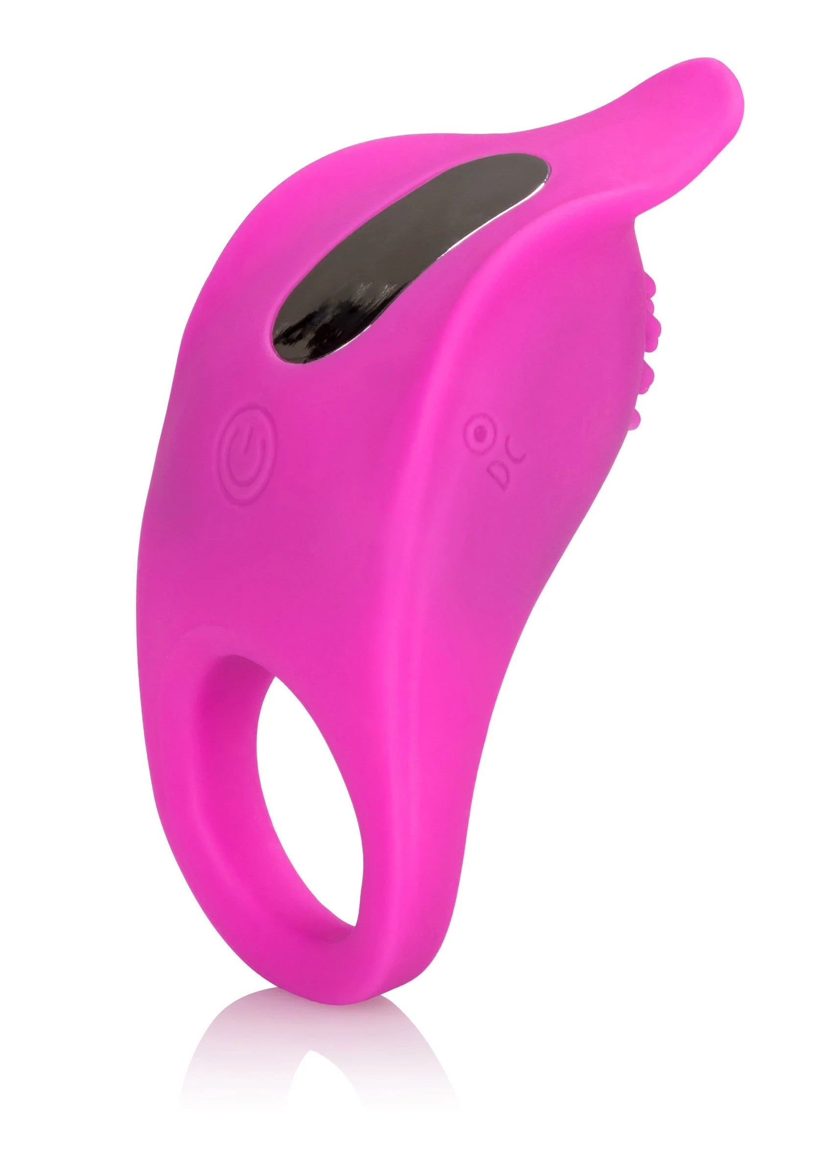 Beste vandaag nog: Silicone Rechargeable Teasing Enhancer vibrating cockring by CalExotics - bij Happytoys
