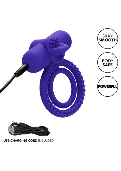 Bestel: Rechargeable Dual Climaxer by CalExotics - bij Happytoys: de erotische sex webshop | liever Happy dan Easy ⭐⭐⭐⭐⭐