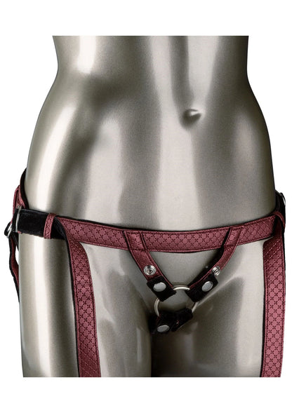 Beste vandaag nog: The Regal Duchess by CalExotics Her Royal Harness - bij Happytoys Sexshop: online sex shop for Feeling Happy & Easy 😊 - Rood - 12860 - RED