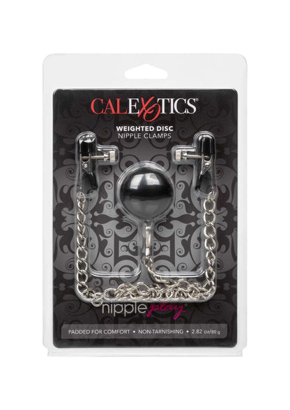 Nipple Play Weighted Disc Nipple Clamps by CalExotics
