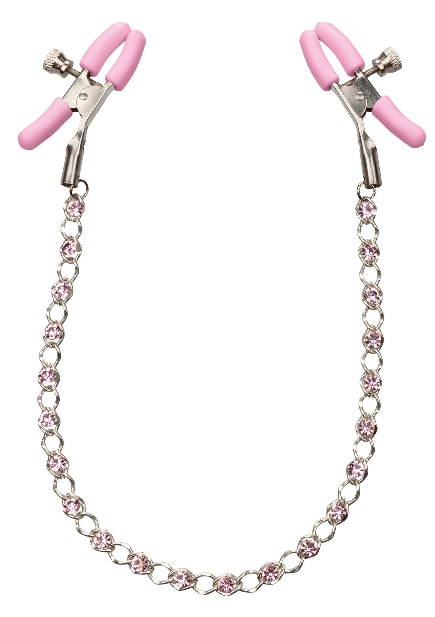 Crystal Chain Nipple Clamps by CalExotics