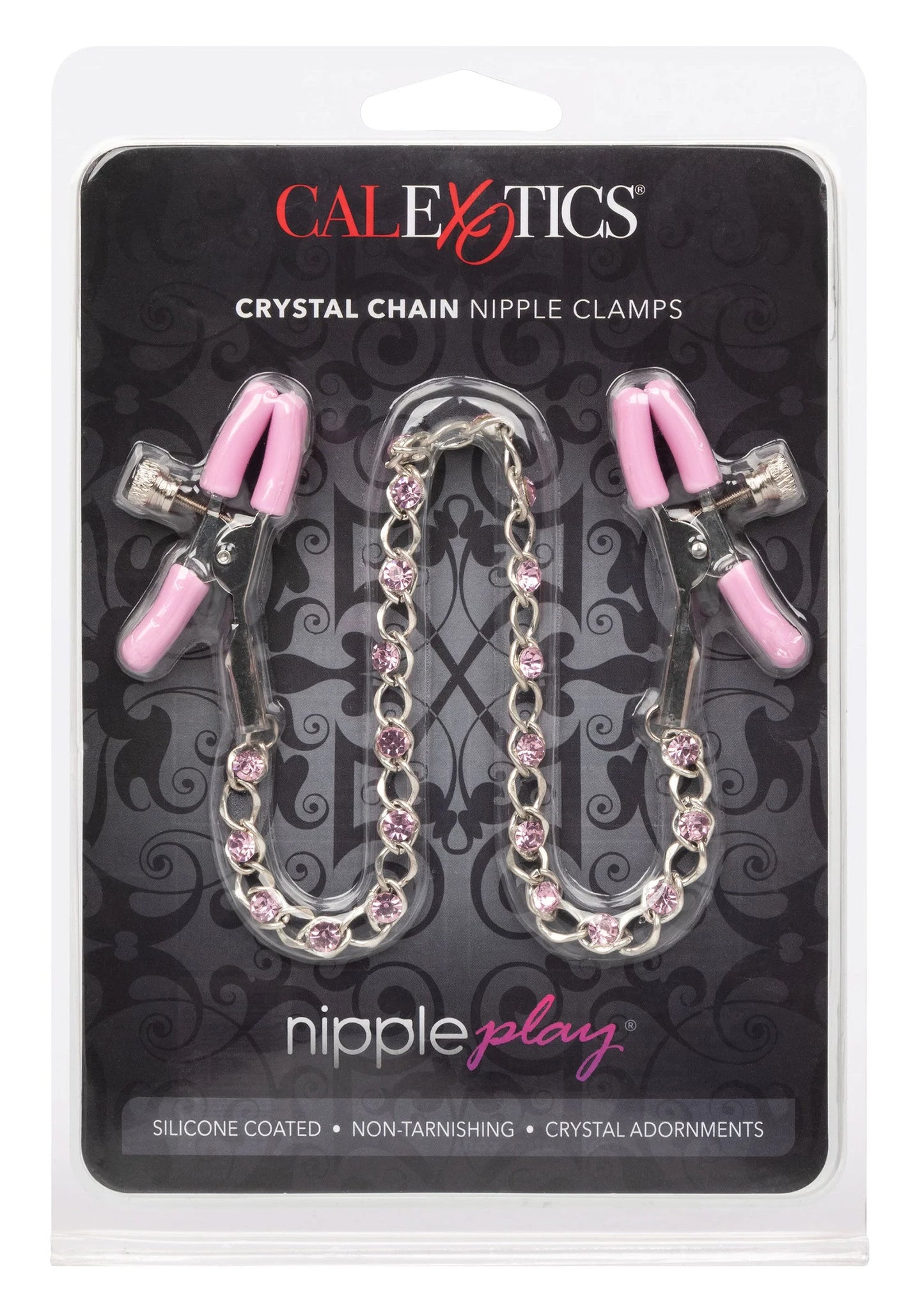 Crystal Chain Nipple Clamps by CalExotics