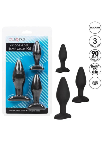 Bestel: Silicone Anal Exerciser Kit by CalExotics - bij Happytoys.nl, happytoys.be, Happytoys.ae: erotische sex webshop | liever Happy dan Easy ⭐⭐⭐⭐⭐