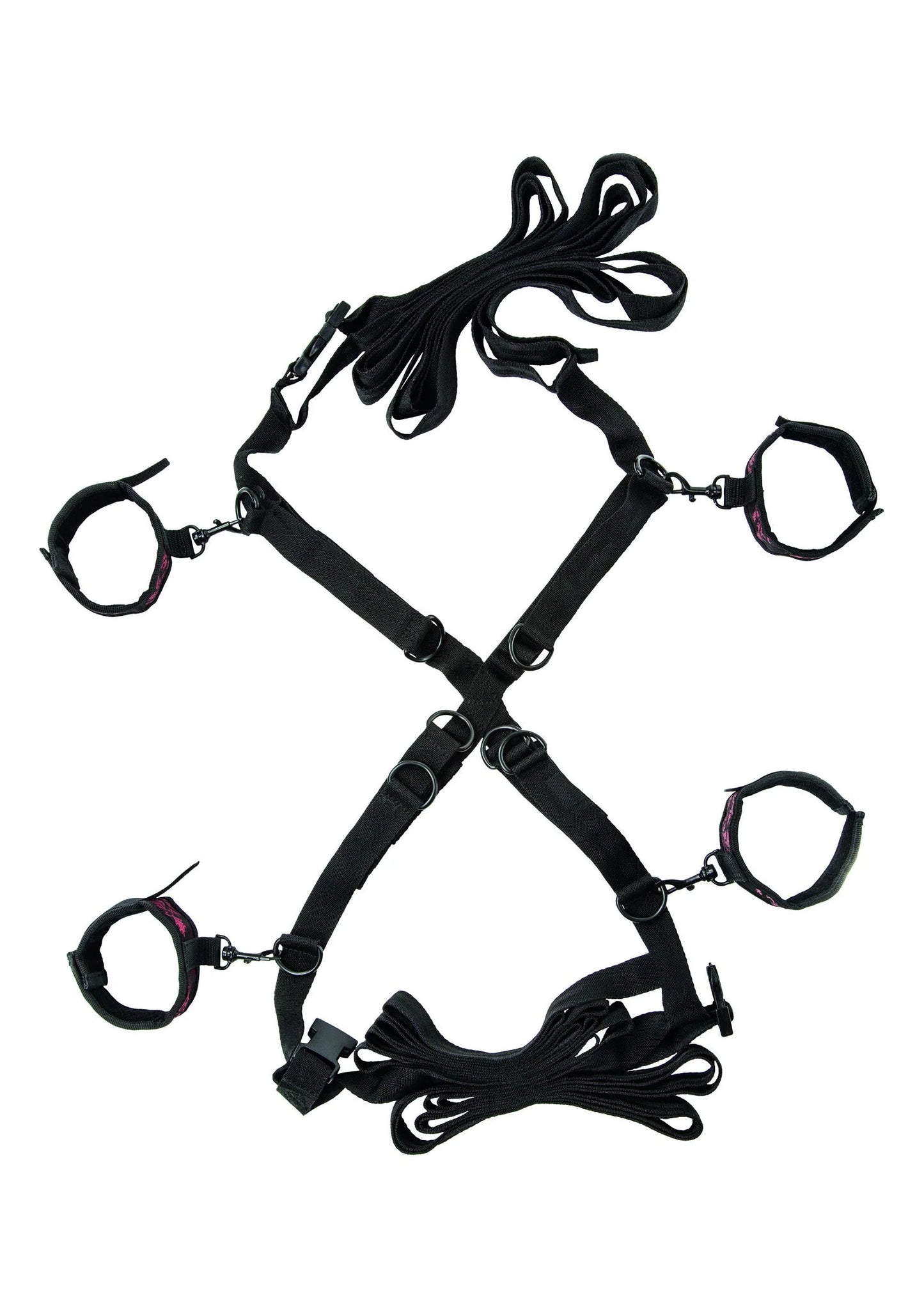 Beste vandaag nog: Scandal Over the Bed Cross by CalExotics - bij Happytoys - Default Title - 13021 - BLACK