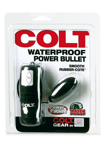 COLT Waterproof Power Bullet vibrator met gladde rubbercoating, Power Pack blister